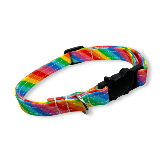 Rainbow Adjustable Breakaway Cat Collar