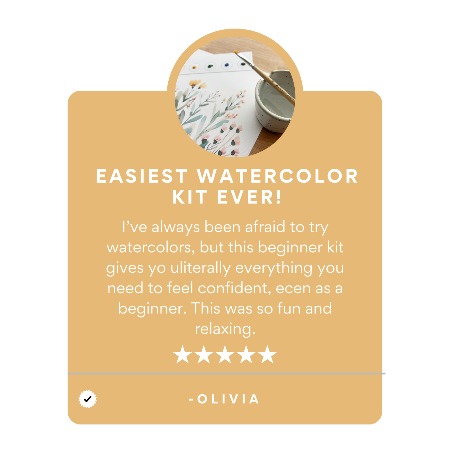 All-In-One Beginner Watercolor Kit - Hummingbird