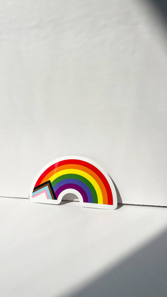 Progressive Rainbow Sticker