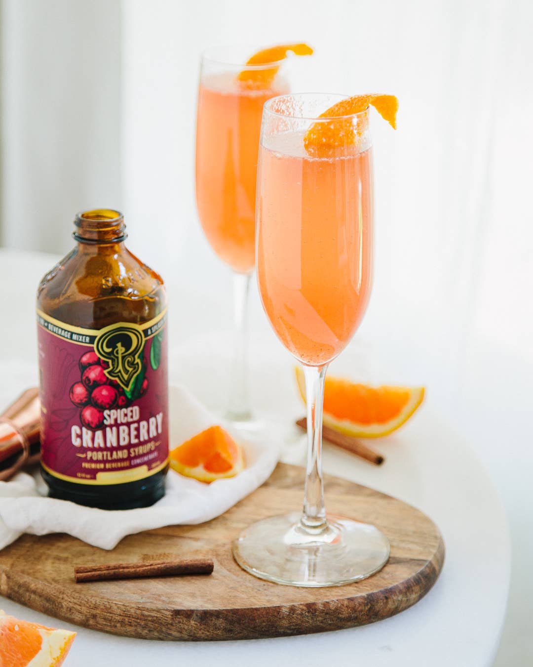 Spiced Cranberry Syrup 12 oz - cocktail / mocktail drink mix