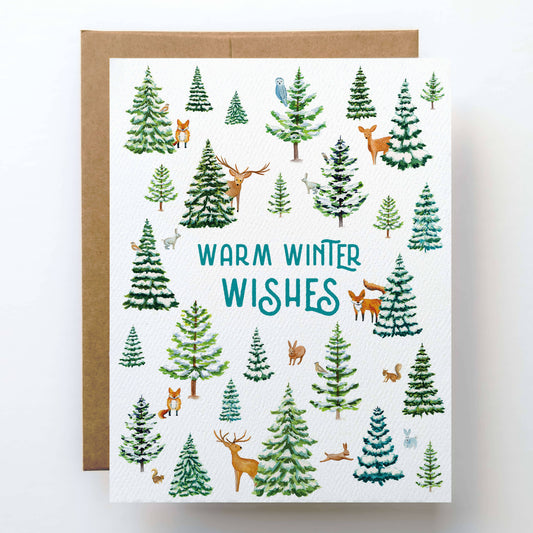 Woodland Holiday Card