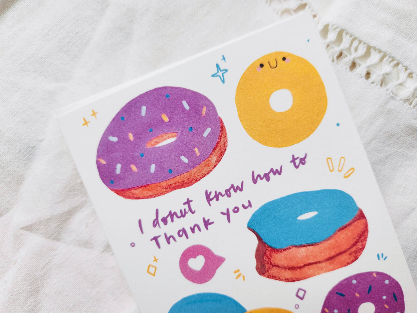 I Donut Know How to Thank You Greeting Card