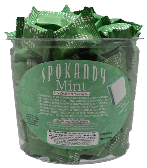 Individual White Green White Mints