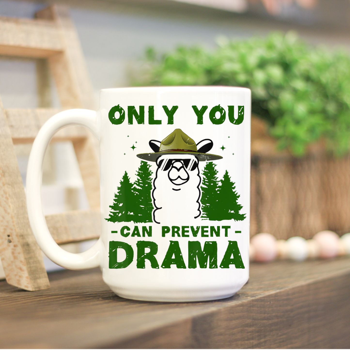 Only You Can Prevent Drama Llama Mug