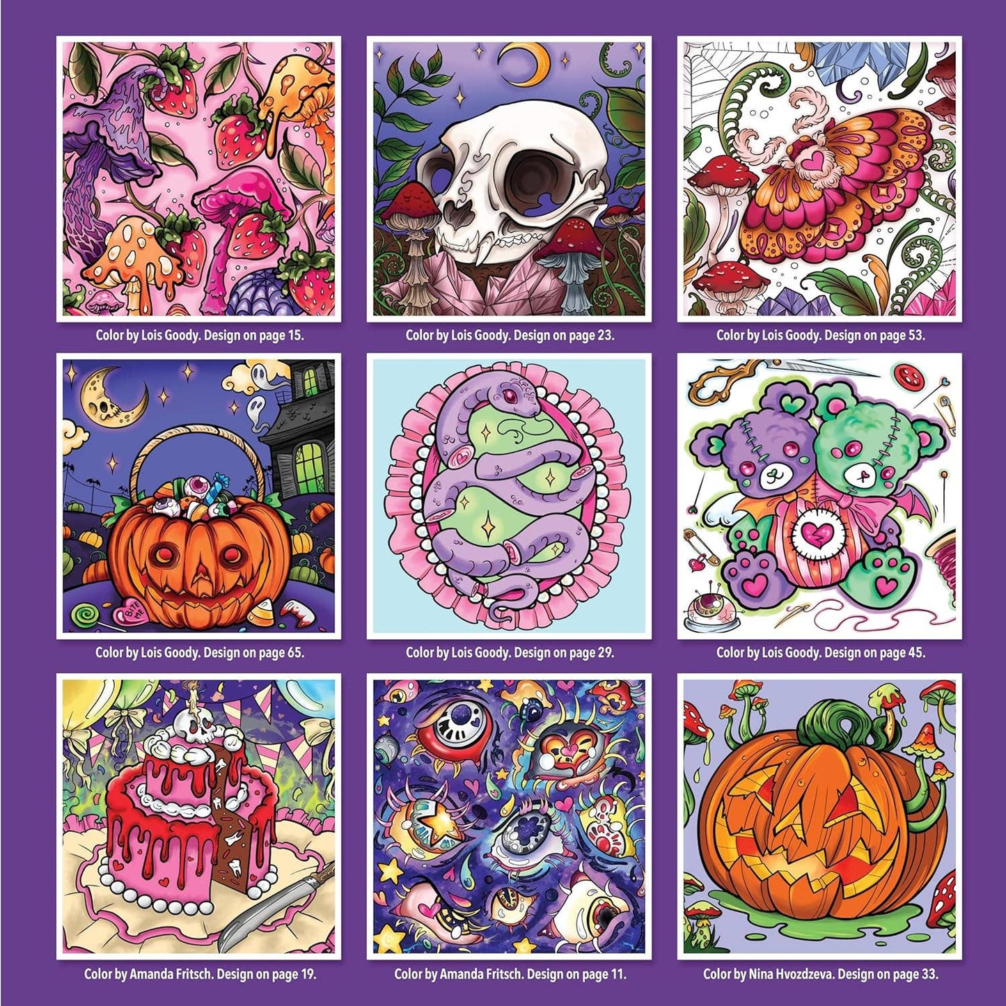 Creepy Curiosities Coloring Book - Eerie Designs to Delight!