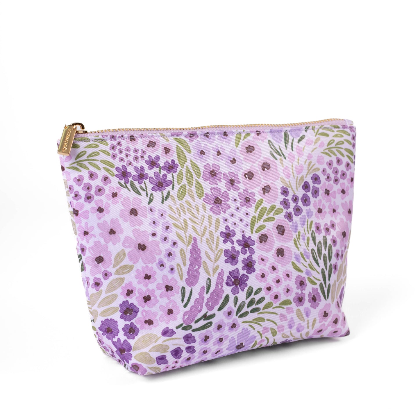 Lilac Floral Carry-All Pouch