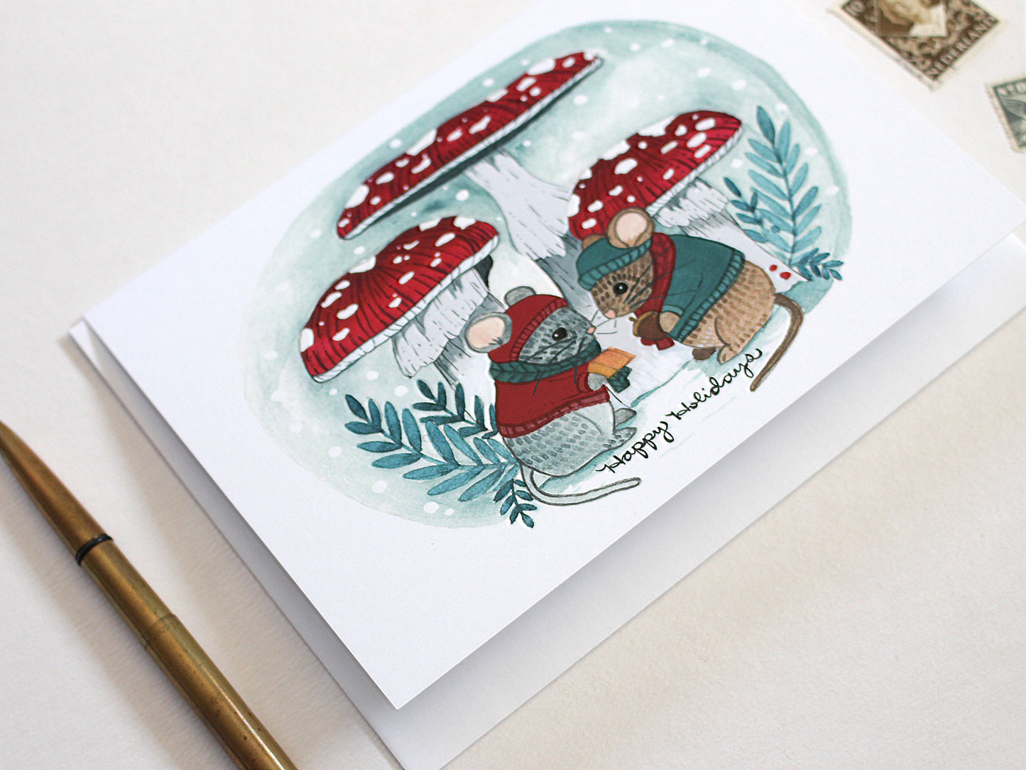 Holiday Card - Holiday Mice