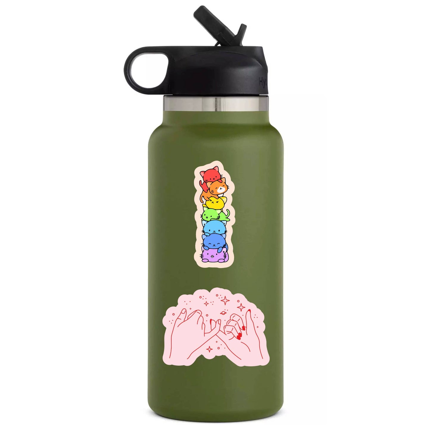 Rainbow Pride Kitty Tower Sticker