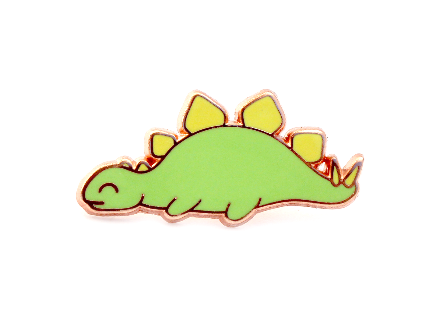 Sleepy Stegosaurus Pin
