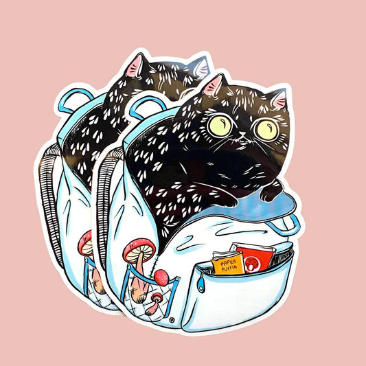 Forager Cat Sticker