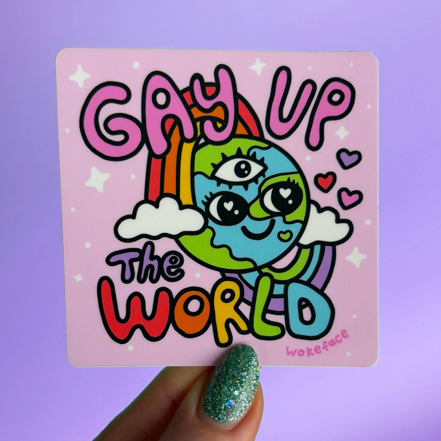 Sticker - Gay Up the World