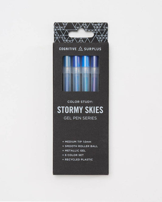 Stormy Skies Metallic Gel Pens Pack