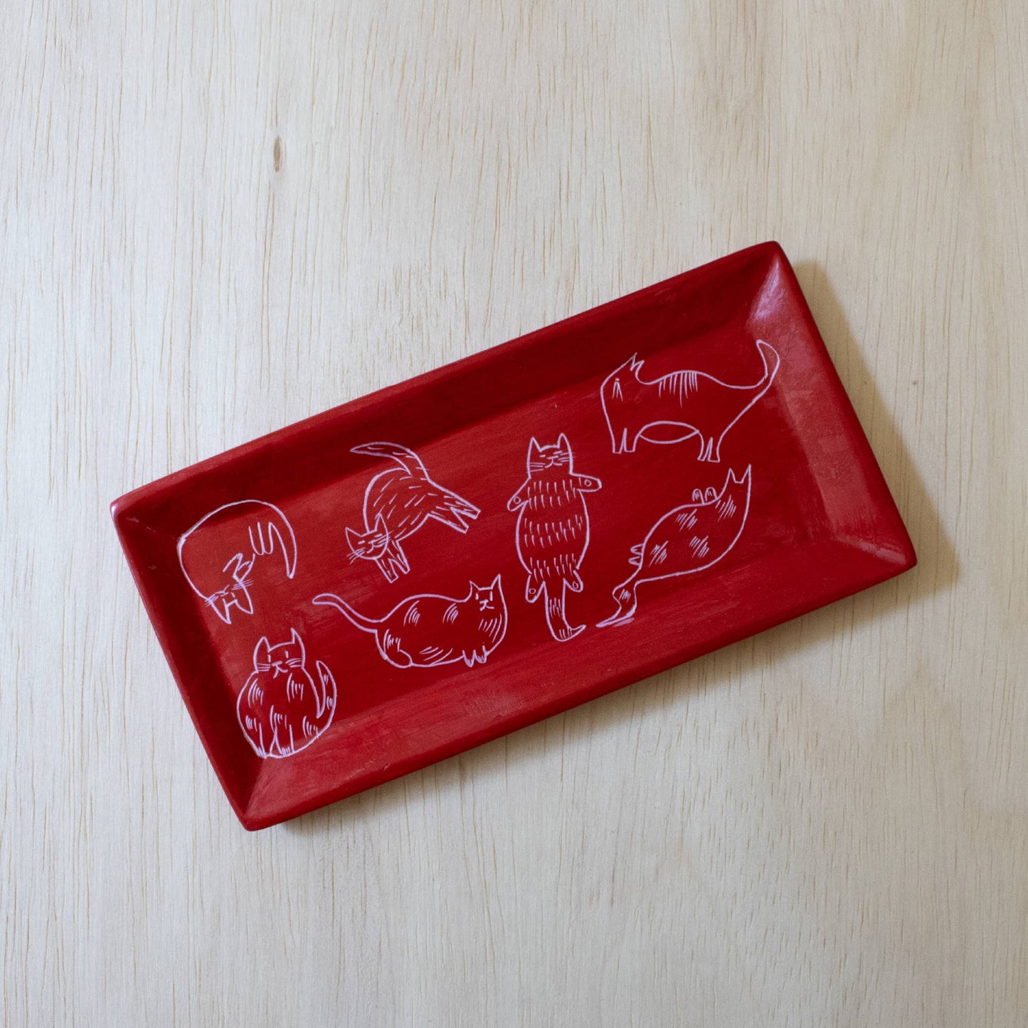 Rectangle Cat Dish
