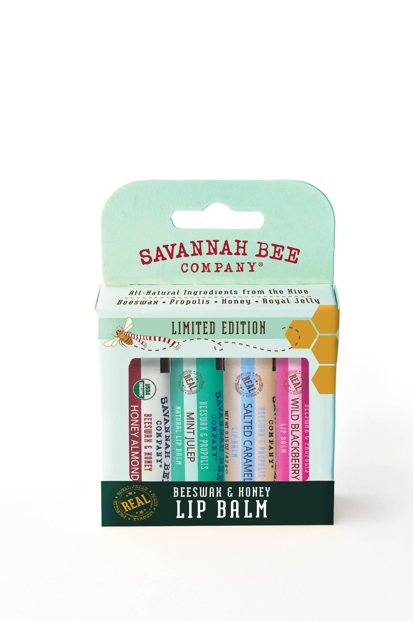 4Pack Limited Edition Holiday - Lip Balm - Hanging Pack