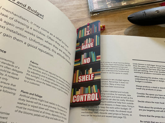 Shelf Control Beaded Bookmark