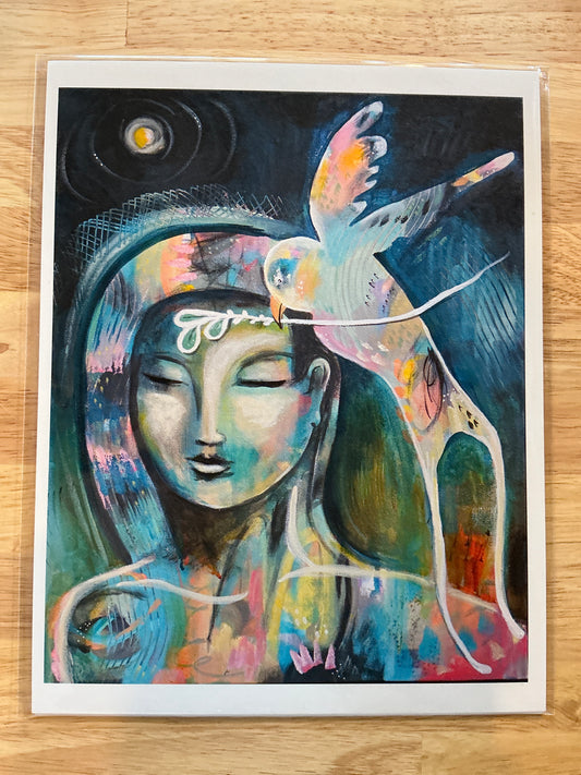 Beloved Awakening the Divine - Art Print