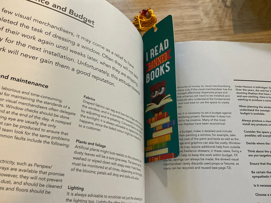 Banned Books Beaded Bookmark