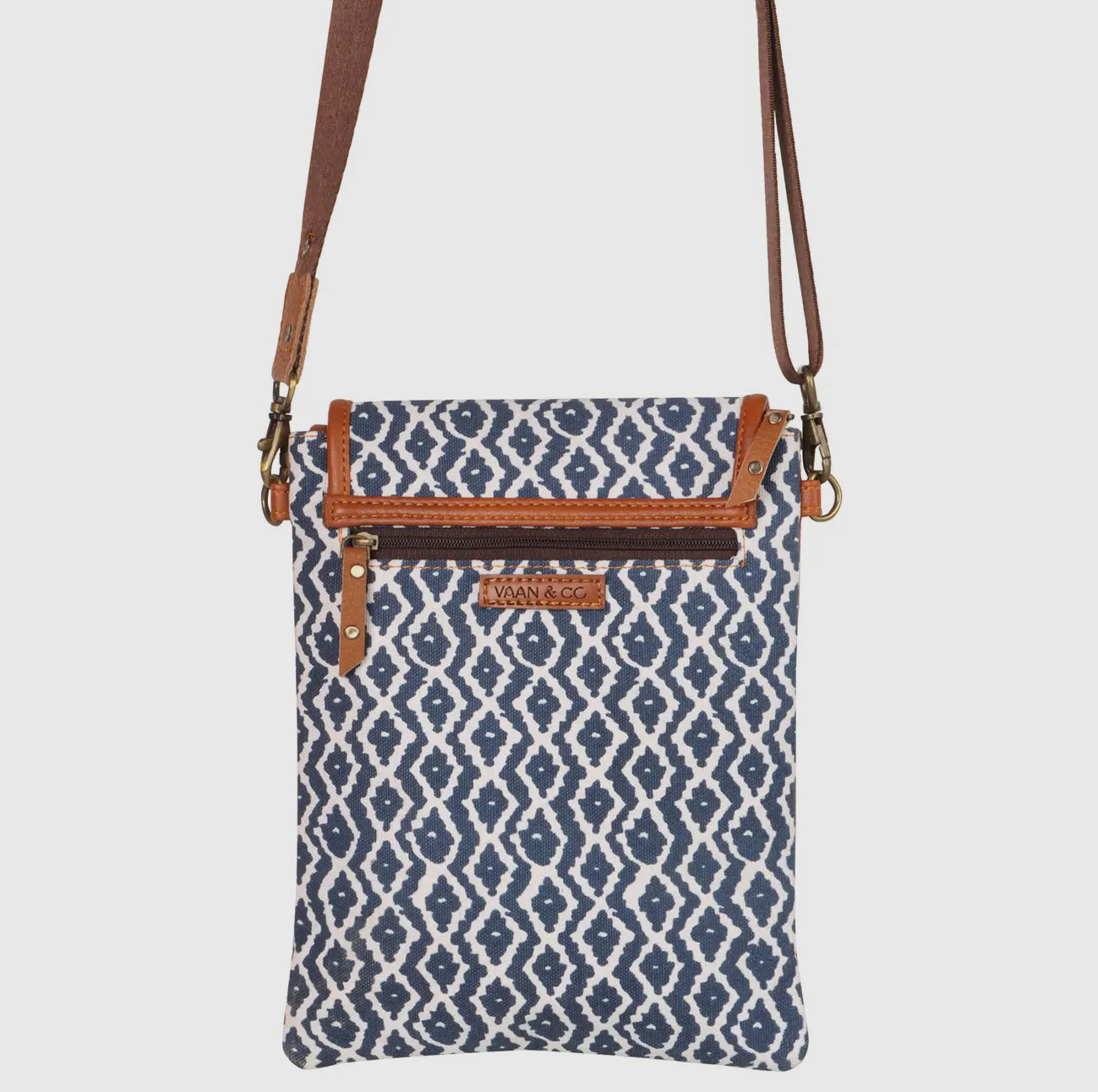 Noho Crossbody Bag w/ Hidden CC Holder - Blue Breeze
