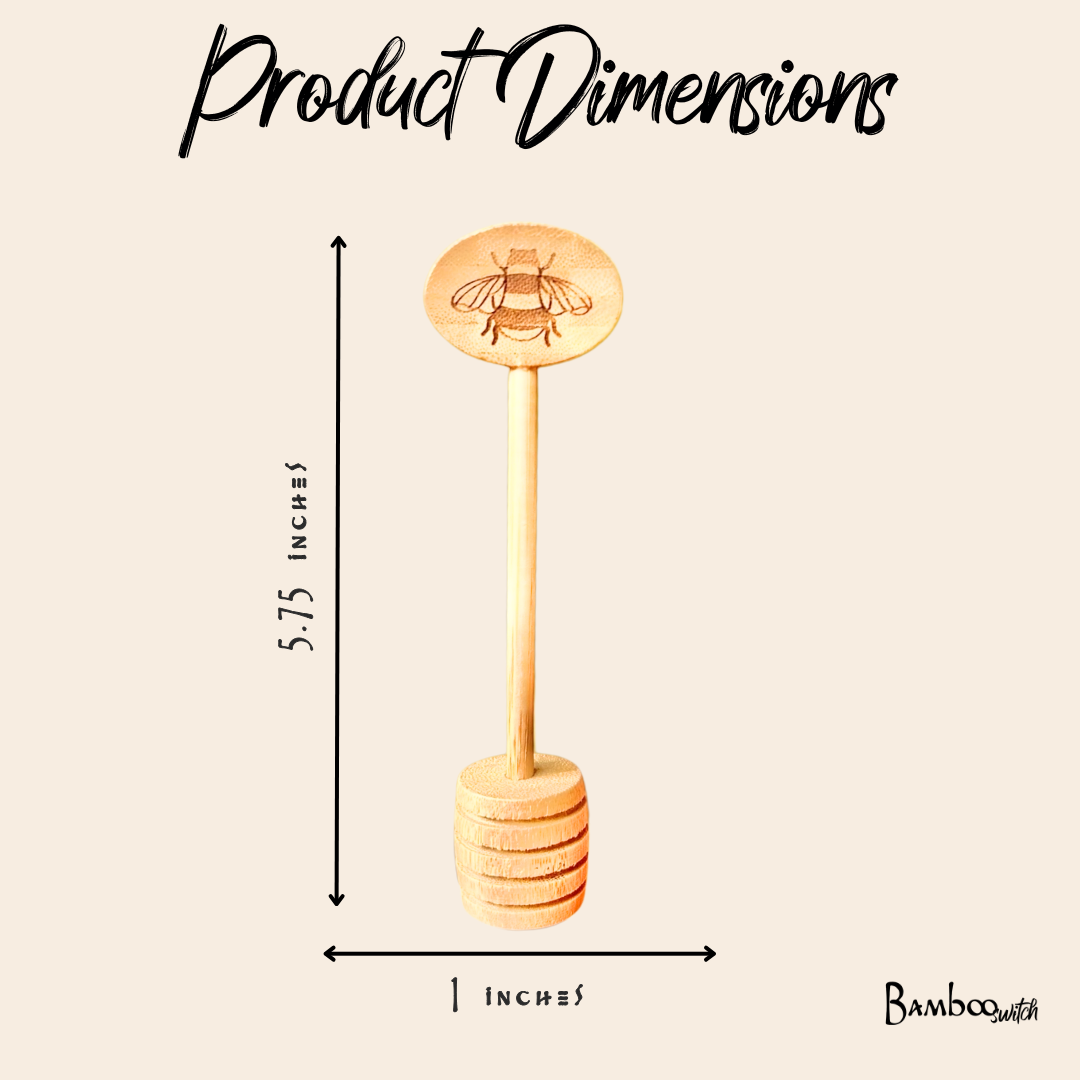Bamboo Honey Dipper