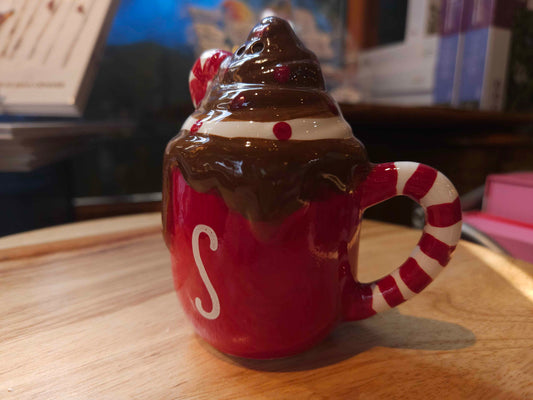 Ceramic Cocoa and Cookie Salt and Pepper Shakers