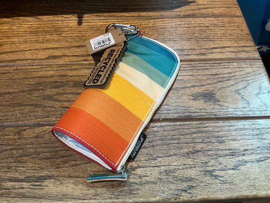 “Slim Shady” Sunglasses Case - Retro Stripes