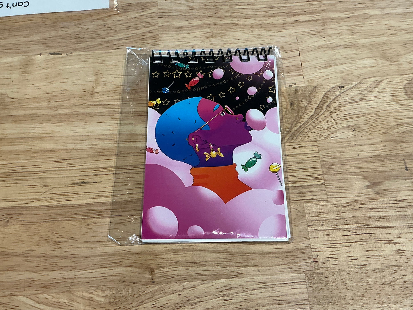 Bubblegum In Space Spiral Notebook