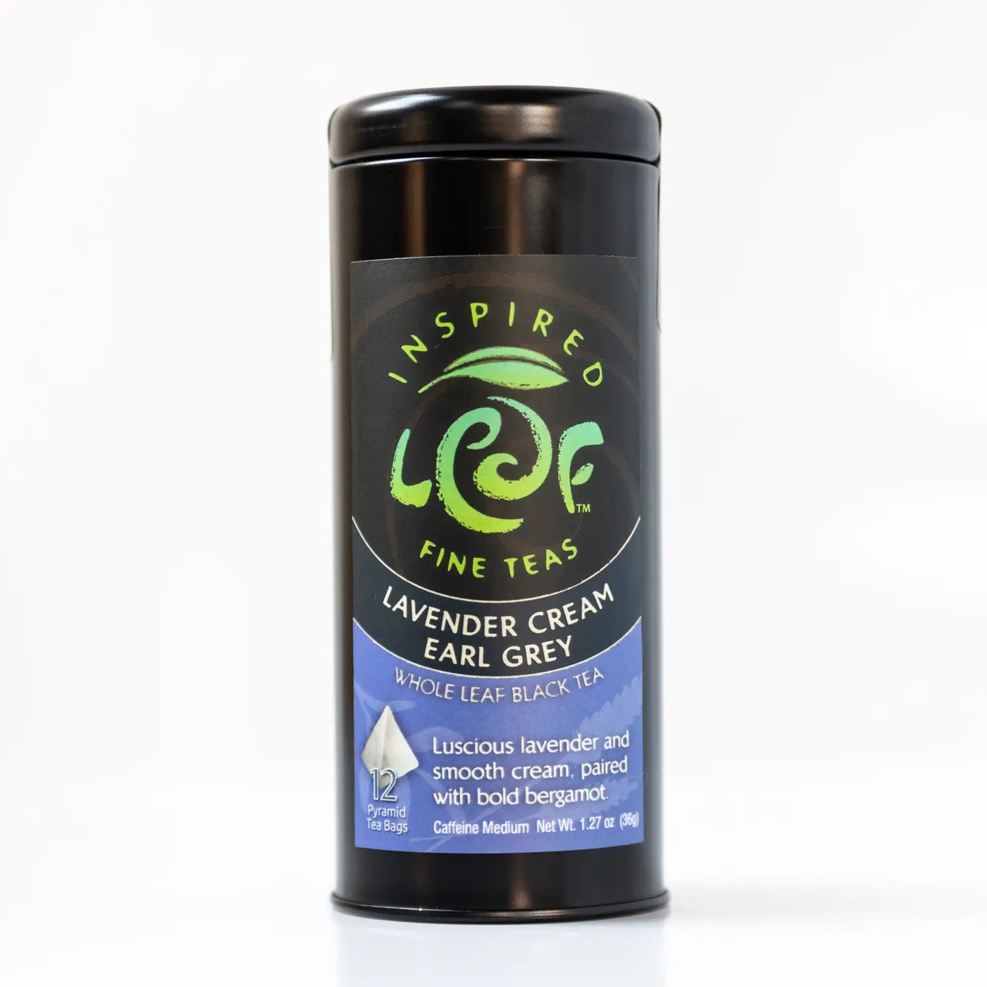 Lavender Cream Earl Grey Pyramid Tin