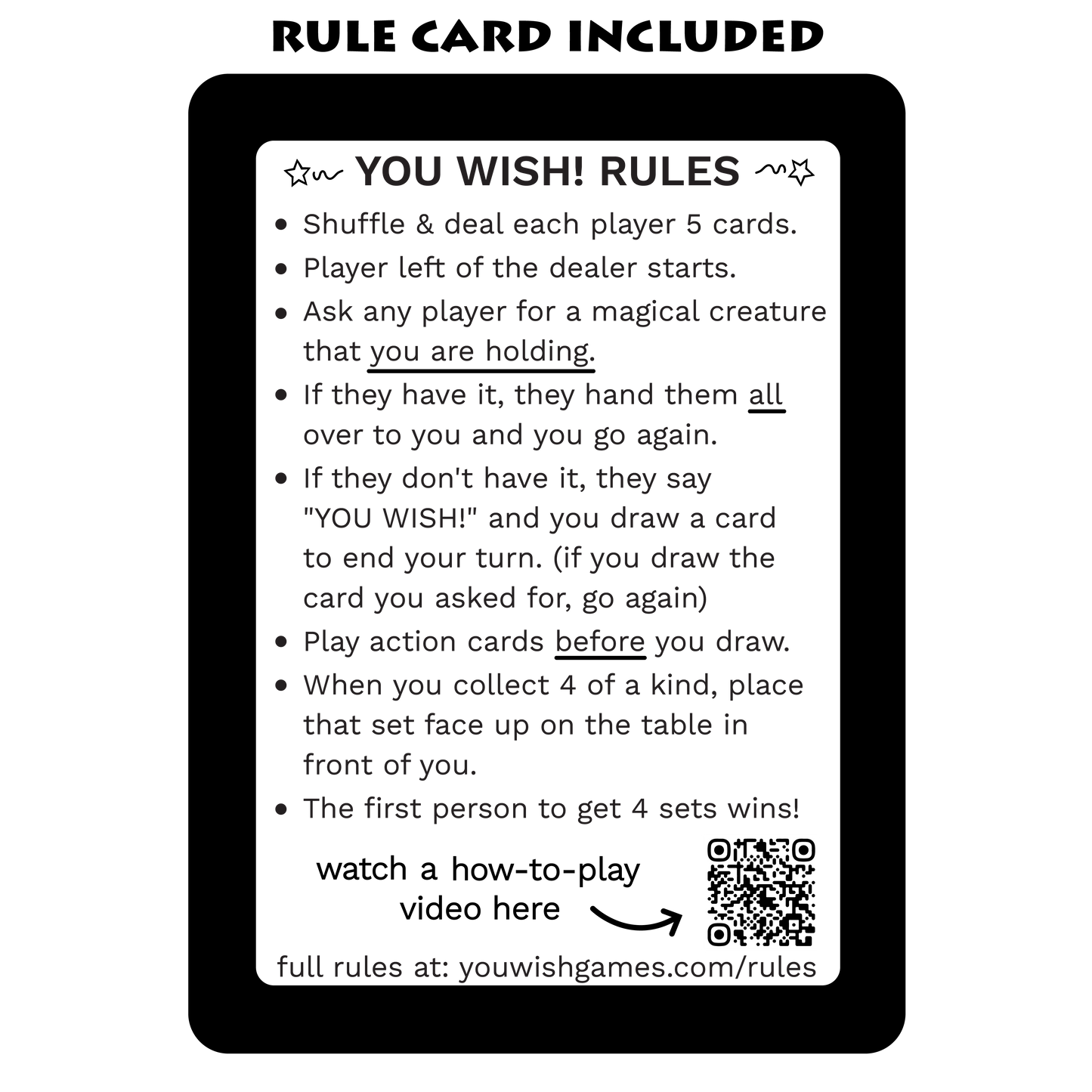 You Wish! Magical Creatures Card Game