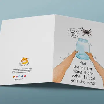 Spider Hero Day Father’s Day Card