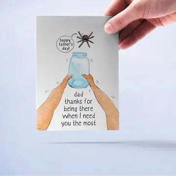 Spider Hero Day Father’s Day Card