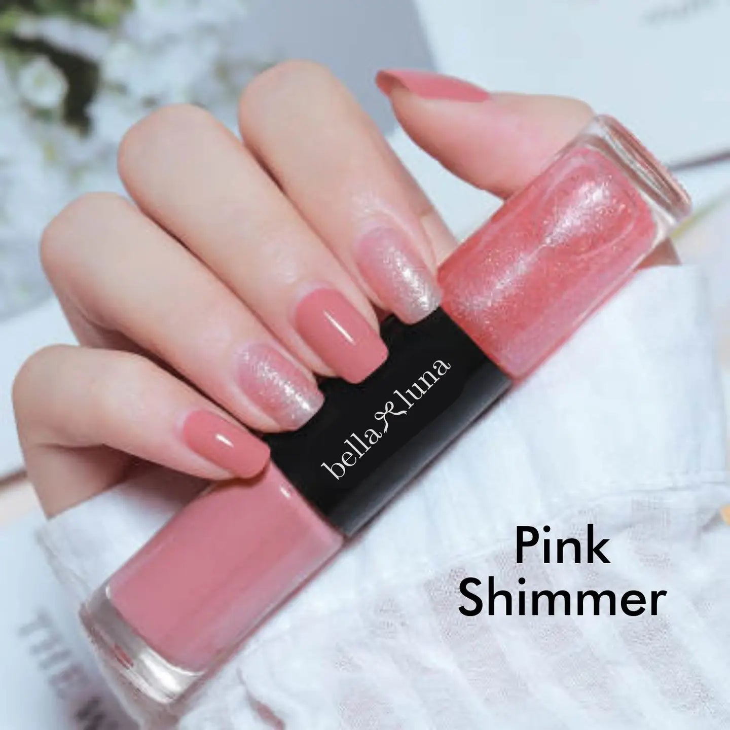 Double Nail Glitter Polish