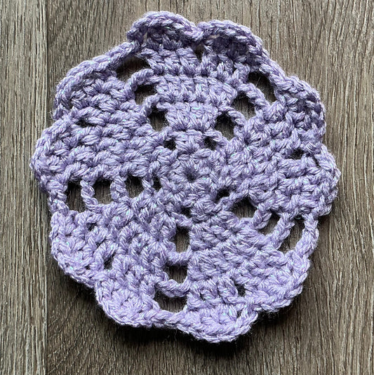 Purple Sunburst Coasters