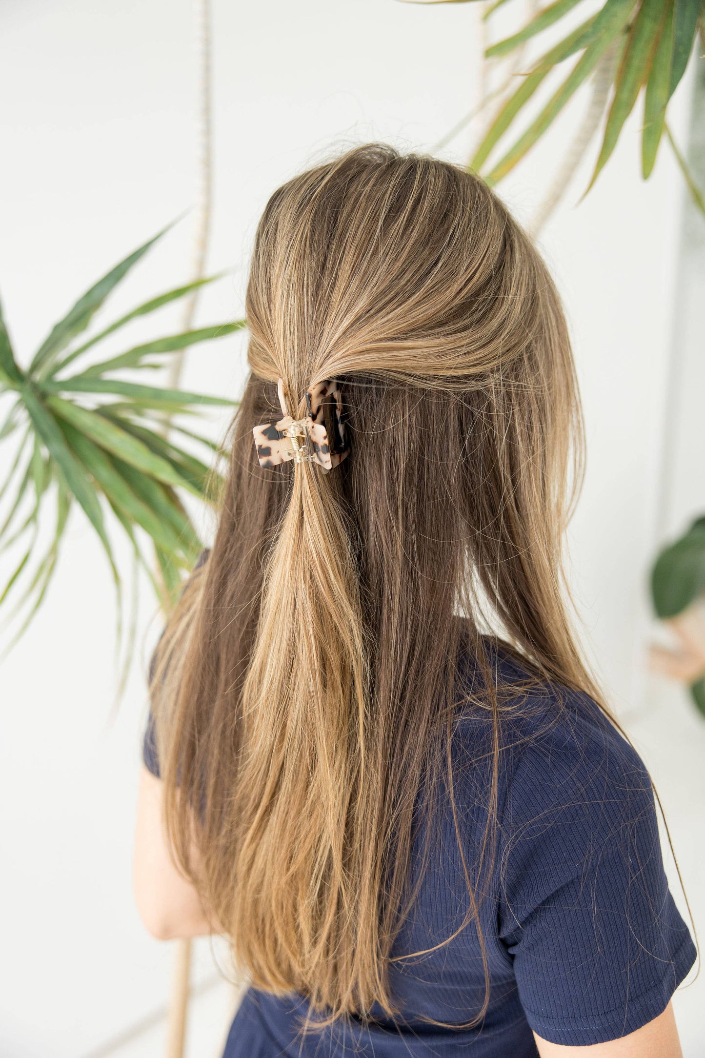 Acetate Tortoise Claw Clip