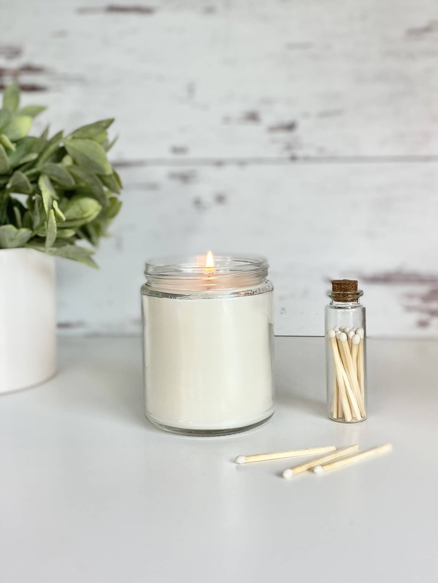 Just Peachy 7 oz. Clear Glass Jar Candle