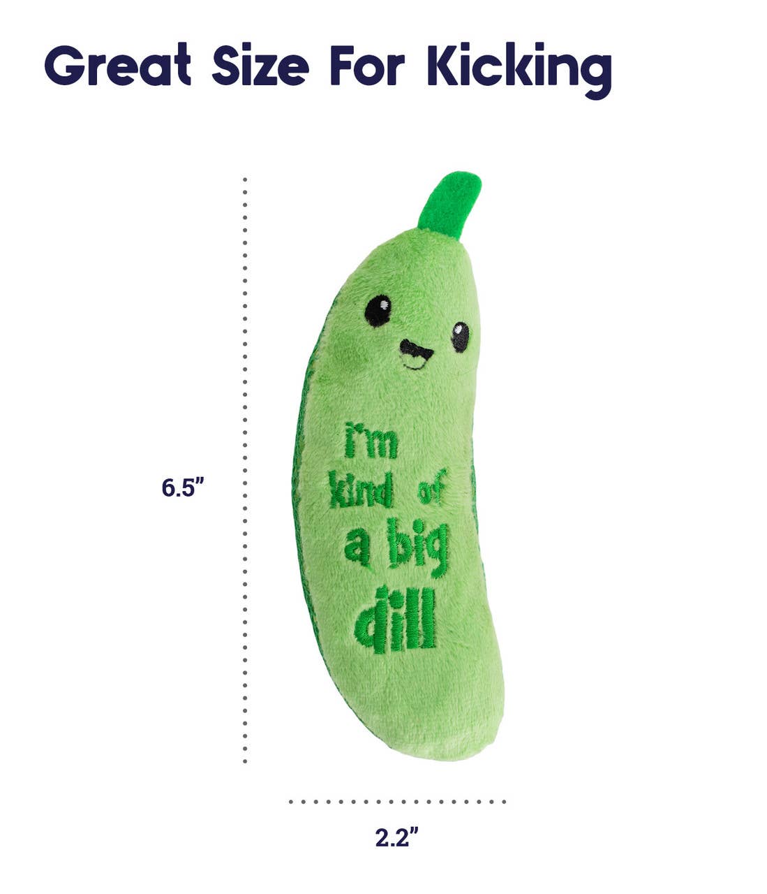 Crunchy Pickle Kicker Cat Toy
