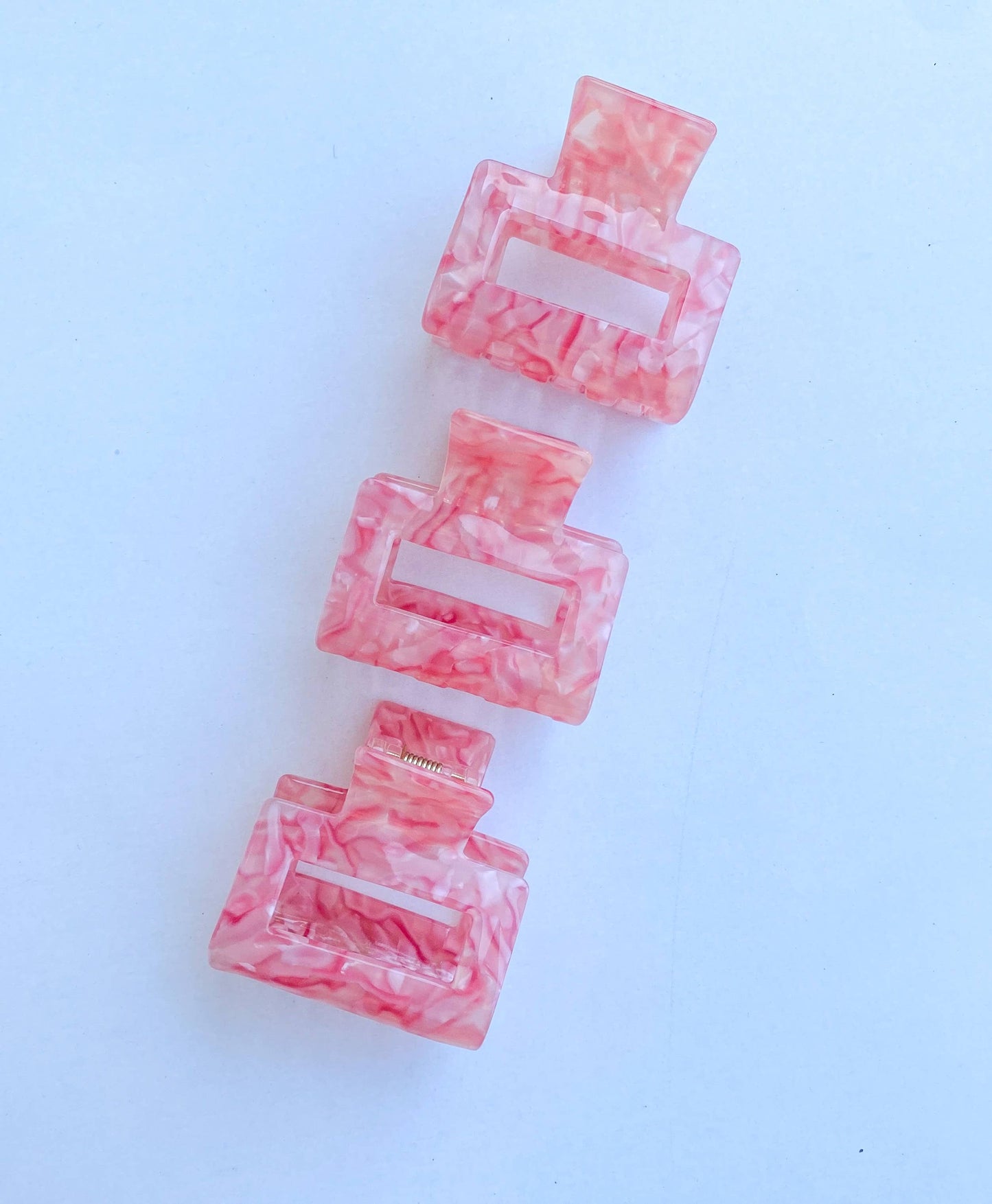 Acetate Pink Claw Clip