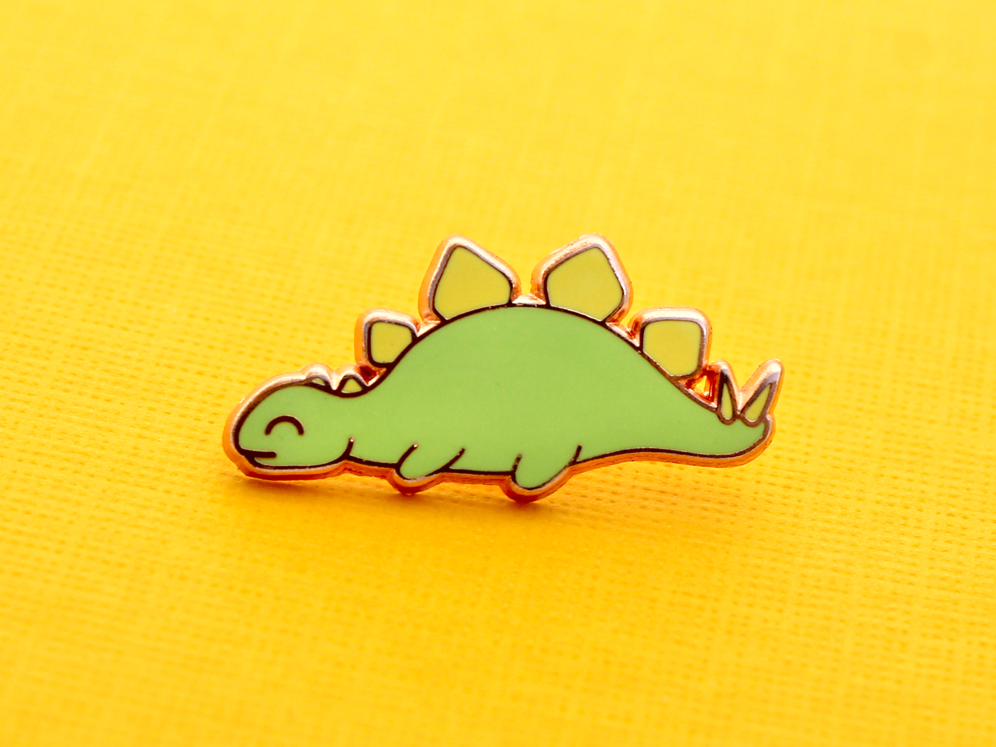 Sleepy Stegosaurus Pin