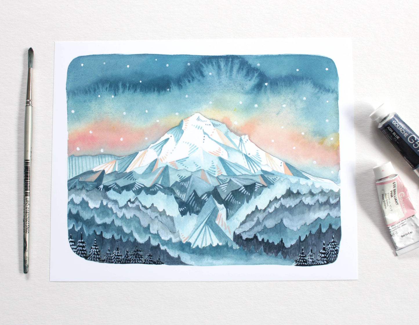 8 x 10" Print - Mt Hood Sunrise 