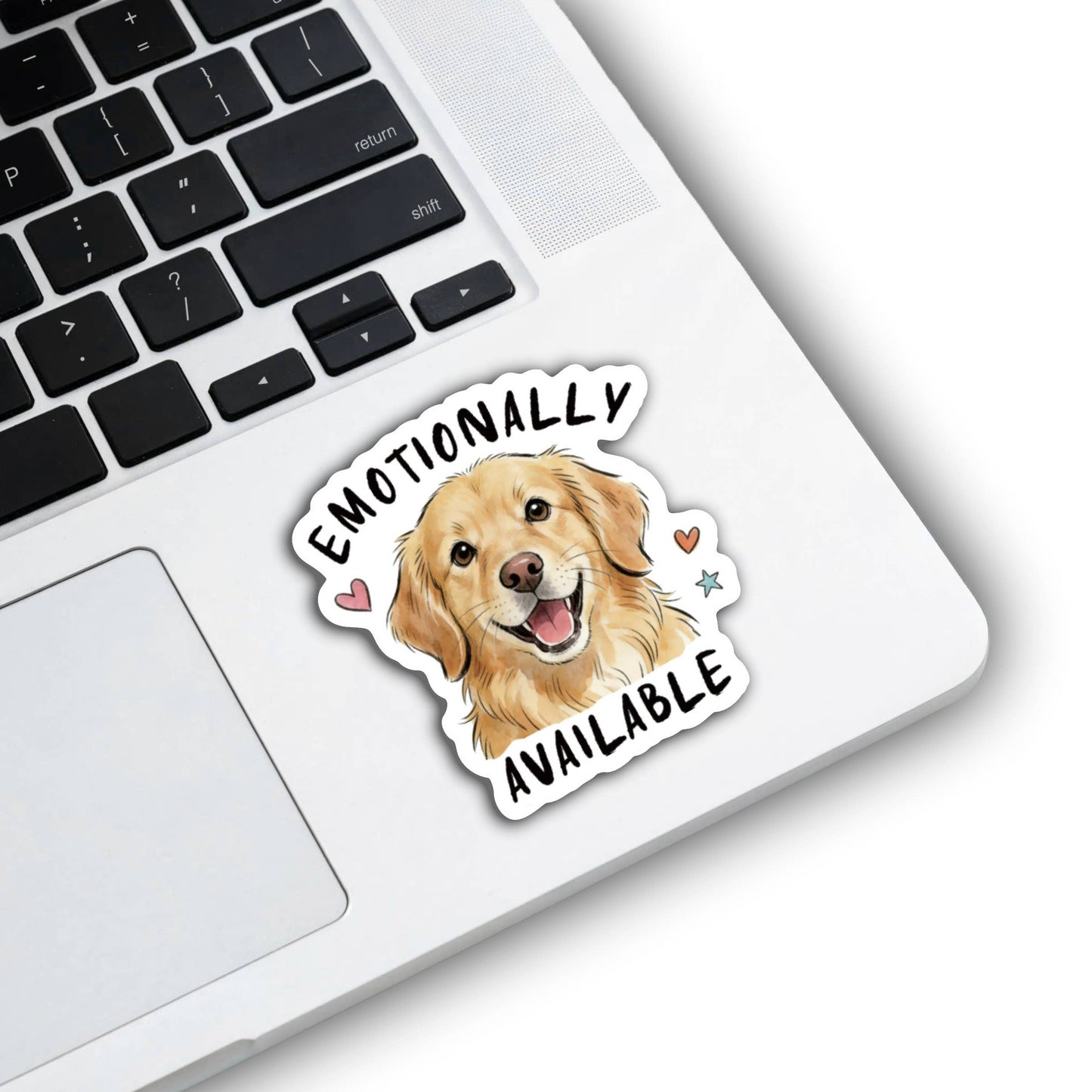 Emotionally Available Dog Sticker
