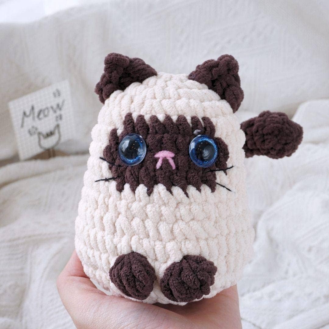 Chonky Cats Crochet, Cute Amigurumi Cat Plushies