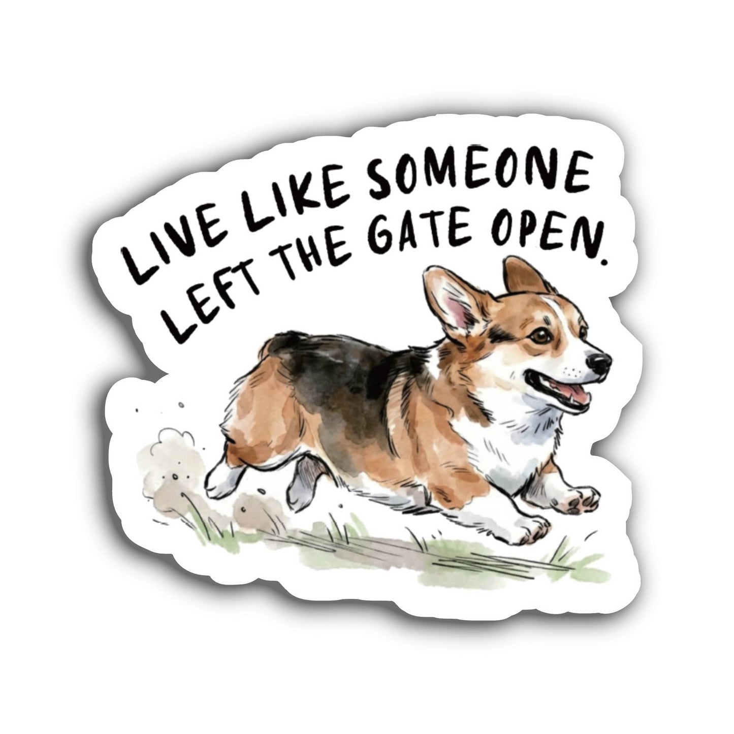 Corgi Dog Sticker