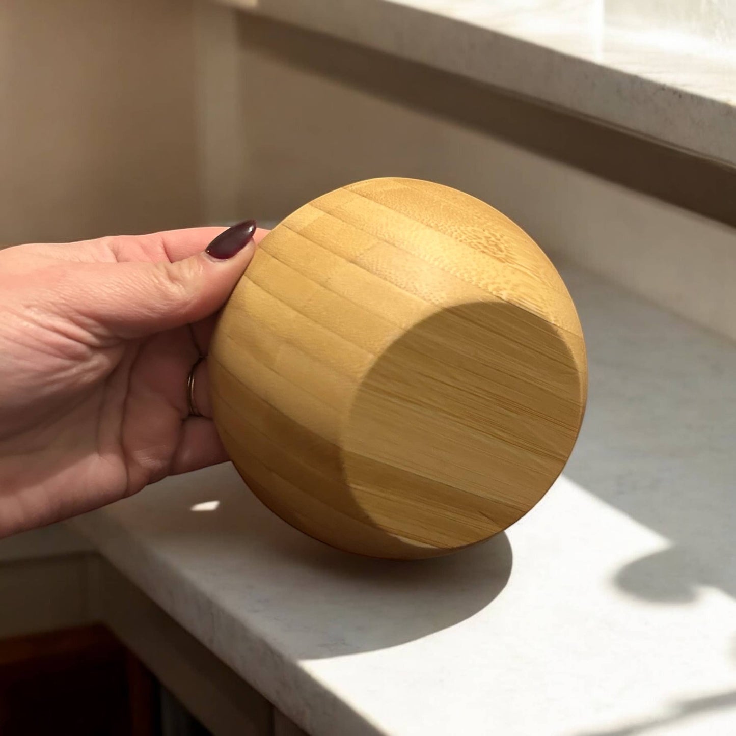 Bamboo Snack Bowl