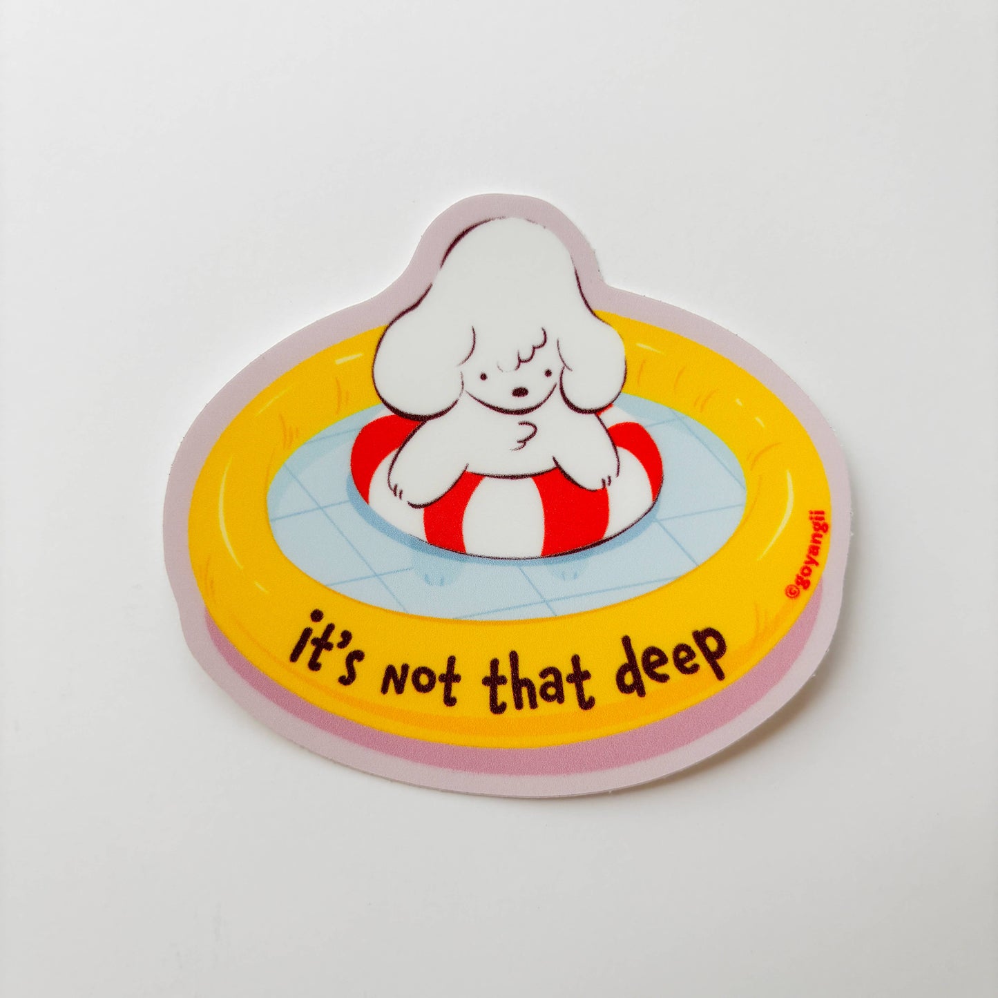 Not That Deep Sticker