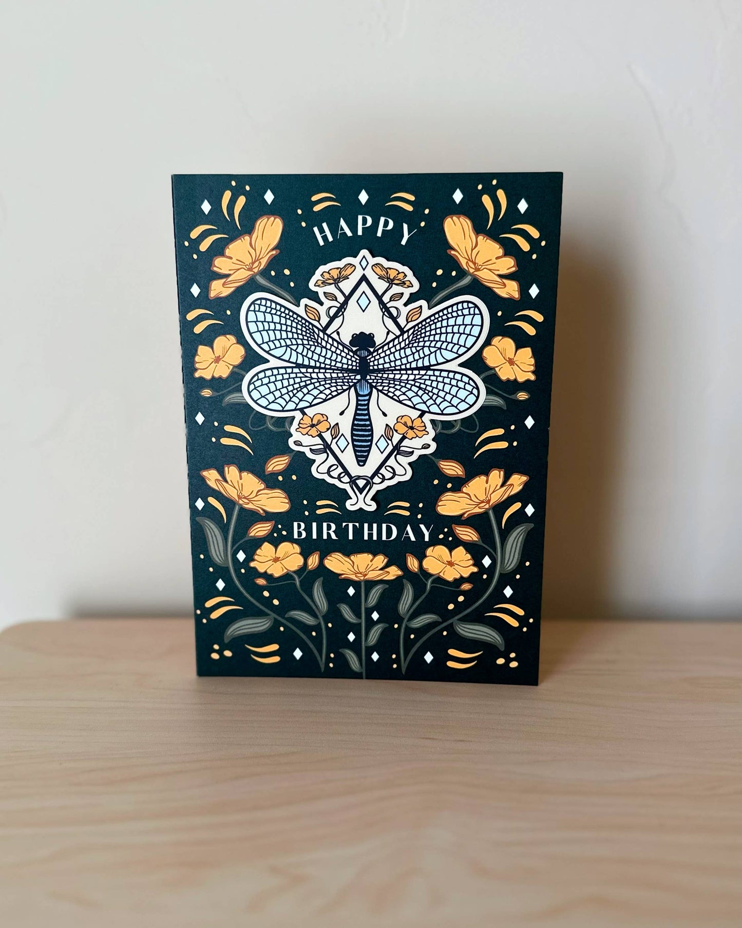 Dragonfly Birthday Greeting Card