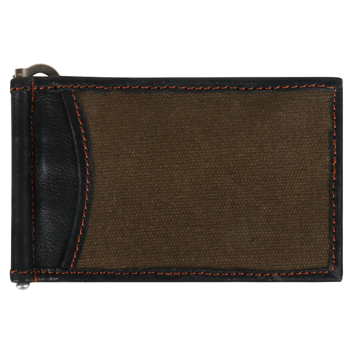 Black, Brown, and Green Money Clip