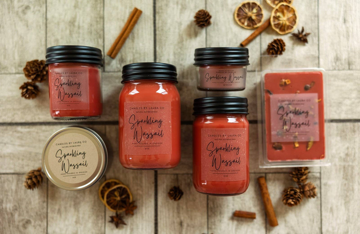 Sparkling Wassail Soy Jar Candle