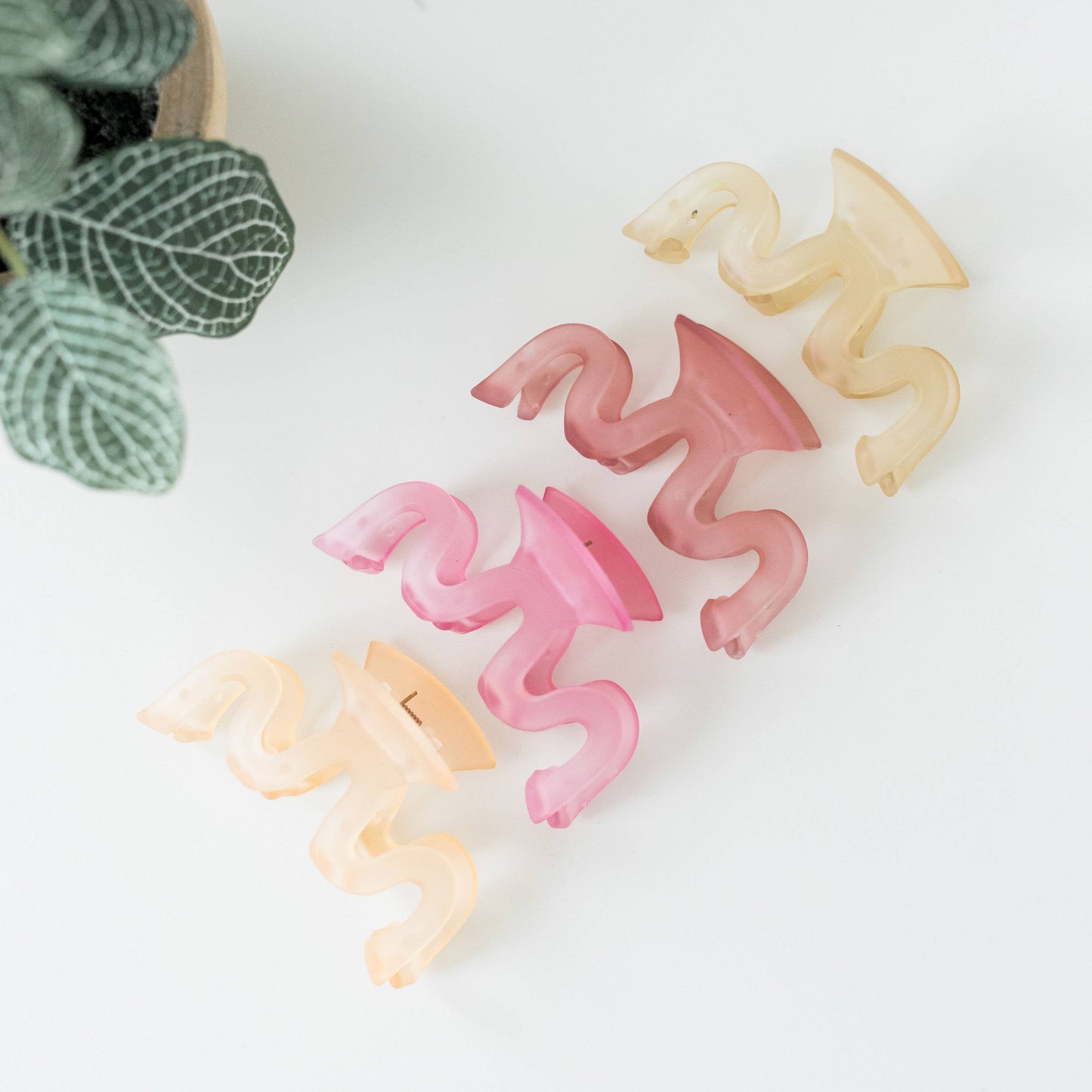 Wavy Claw Clip, Sunset Collection, Hair Claw Clips