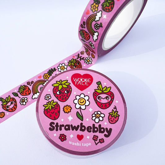 Washi Tape - Strawbebby Cute Strawberry Berry