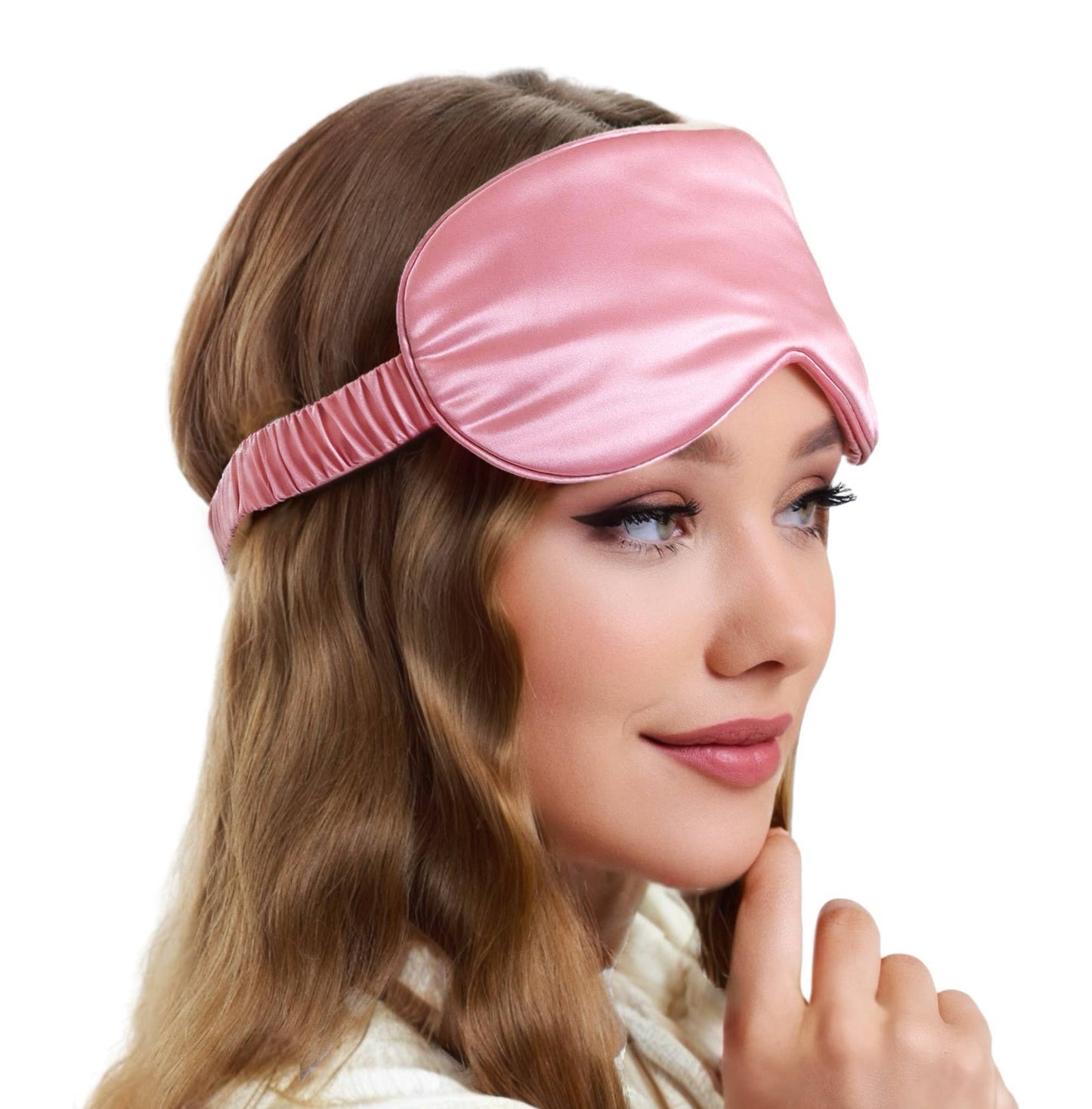 Pink Satin Sleep Mask