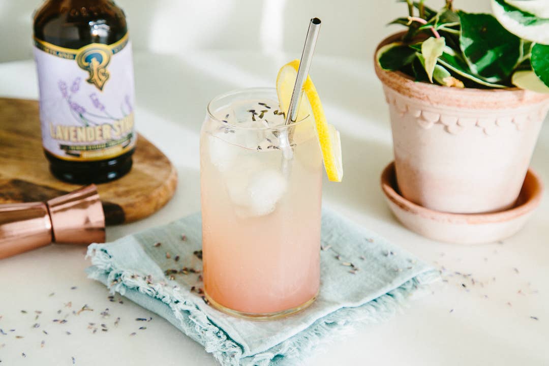 Lavender Syrup 3.4oz - cocktail / mocktail beverage mixer